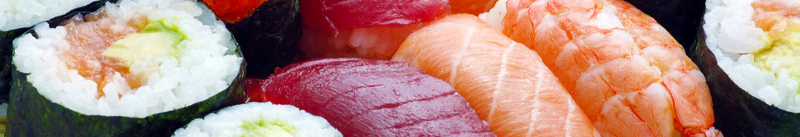 Eating Japanese Sushi at Hiro's Sushi & Japanese Kitchen restaurant in Sedona, AZ.